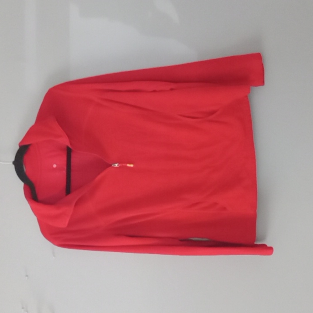 Langrine size large half zip red-light weight jacket